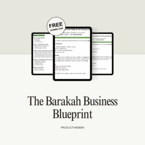 The Barakah Business Blueprint
