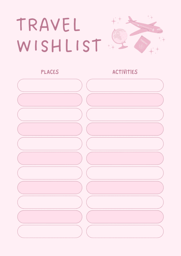 Pink and Purple Floral Aesthetic Digital Planner - Image 7