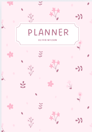 Pink and Purple Floral Aesthetic Digital Planner